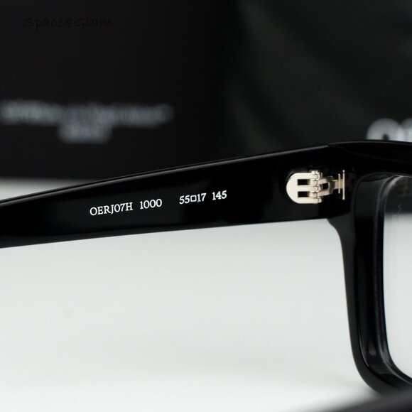 Off-White Men Eyeglasses Black Square OERJ07H STYLE 7H 1000 NEW AUTHENTIC - Picture 6 of 8
